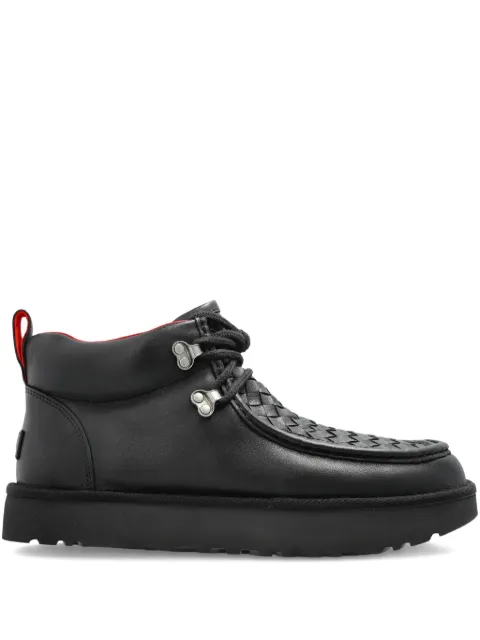 UGG woven lace-up trainers Black 1176811