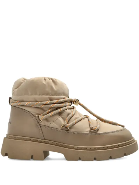 Inuikii padded lace-up trainers Neutrals 10020010021