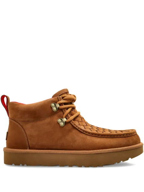 UGG Ambush woven lace-up boots Brown 1178992