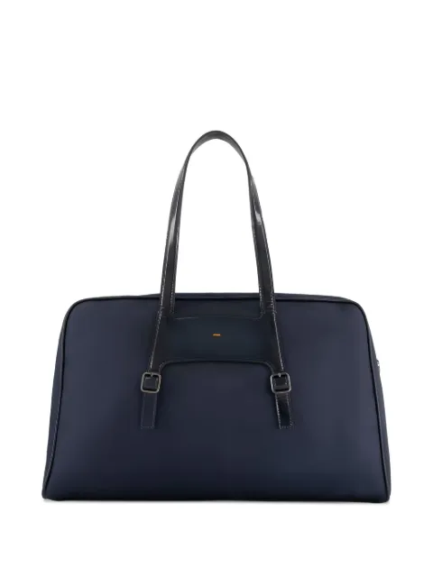 Santoni leather tote bag Blue UITTA2785TRGNDSU59