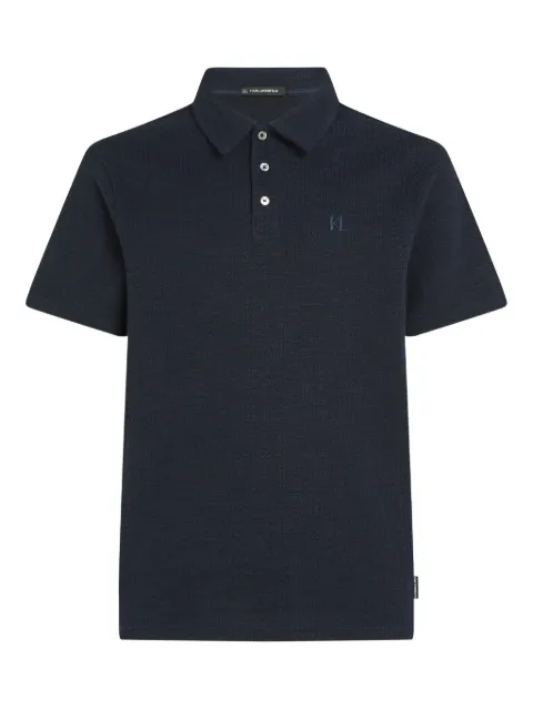 Karl Lagerfeld short-sleeve polo shirt Blue B1M17007393