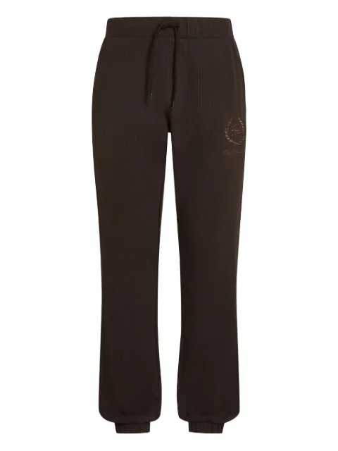 Karl Lagerfeld logo-embroidered trousers Brown B1M440032EP