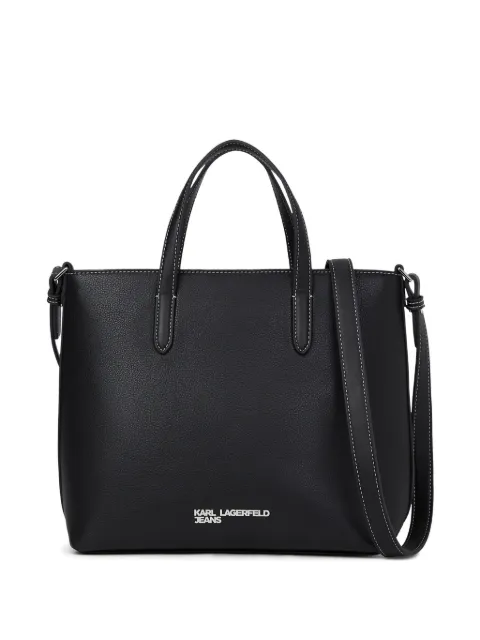 Karl Lagerfeld Jeans mini logo-print tote bag Black B1W30152999