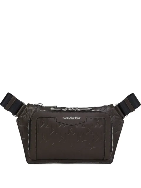 Karl Lagerfeld K-Loom leather belt bag Brown A1M300042FI