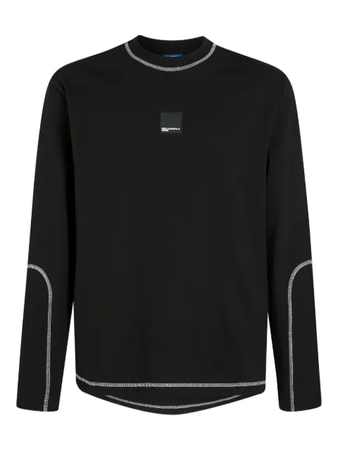 Karl Lagerfeld Jeans long-sleeved T-shirt Black B1M17071999