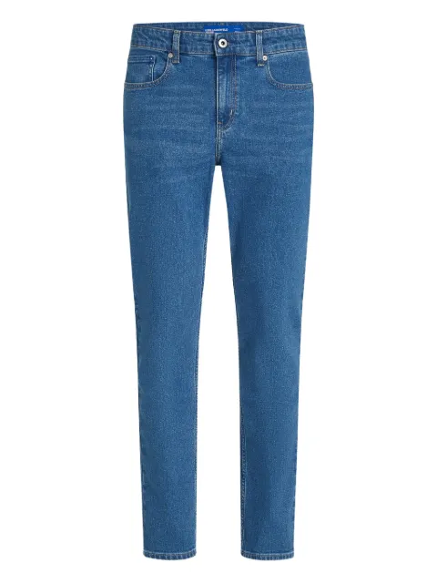 Karl Lagerfeld Jeans logo-patch jeans Blue B1M100341CS