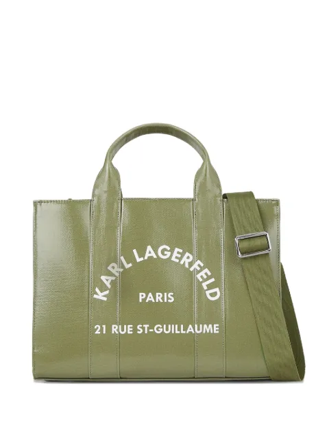 Karl Lagerfeld Rue St-Guillaume tote bag Green A4W500272FK