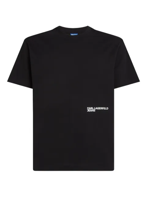 Karl Lagerfeld Jeans logo-print T-shirt Black B1M17069999