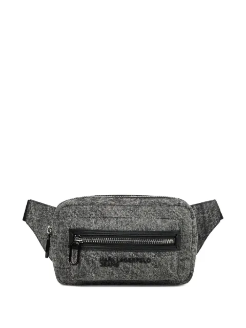 Karl Lagerfeld Jeans washed-denim belt bag Grey B1M302511BJ
