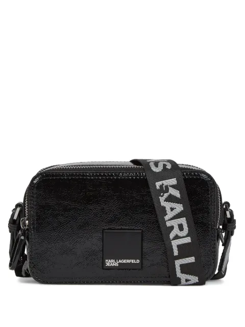 Karl Lagerfeld Jeans logo-detail camera bag Black B1W30137999