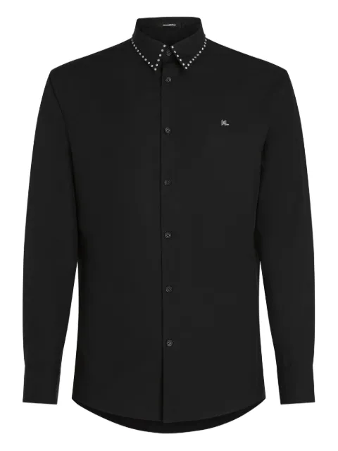 Karl Lagerfeld Karl DNA studded shirt Black B1M16004999