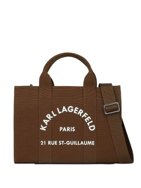 Karl Lagerfeld medium Rue St-Guillaume tote bag Brown A1W50010141