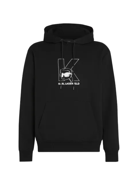 Karl Lagerfeld Ikon K-initial hoodie Black B1M20067999