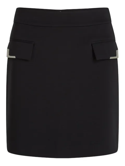 Karl Lagerfeld flap-pocket mini skirt Black B1W12027999