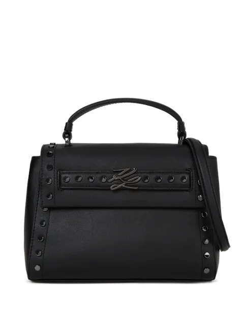 Karl Lagerfeld K/Autograph stud-embellished tote bag Black B1W302681RC