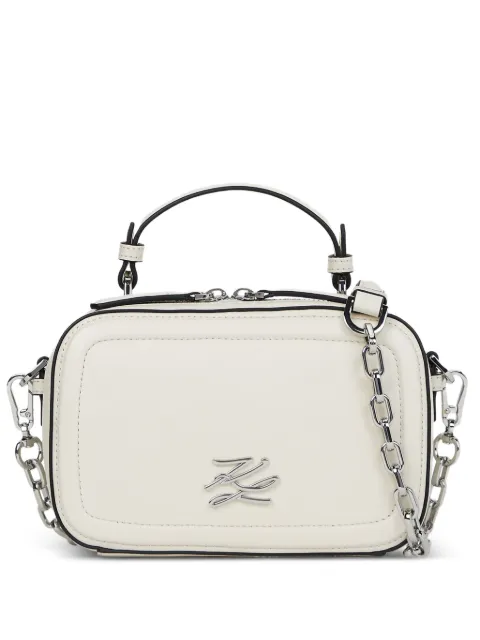 Karl Lagerfeld chain-strap crossbody bag White B1W30269110