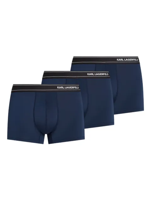 Karl Lagerfeld logo boxers (pack of three) Blue A1M47084360