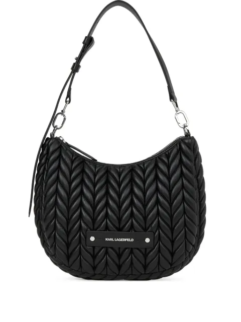 Karl Lagerfeld small K/Weave tote bag Black B1W300801AV