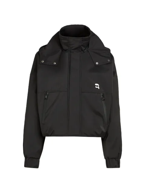 Karl Lagerfeld Ikon hooded jacket Black LWEMP606999
