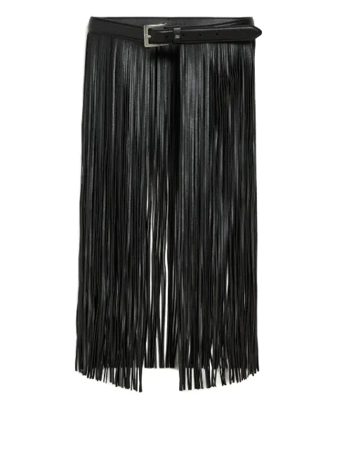 Karl Lagerfeld K/Autograph fringe belt Black B1W33048999