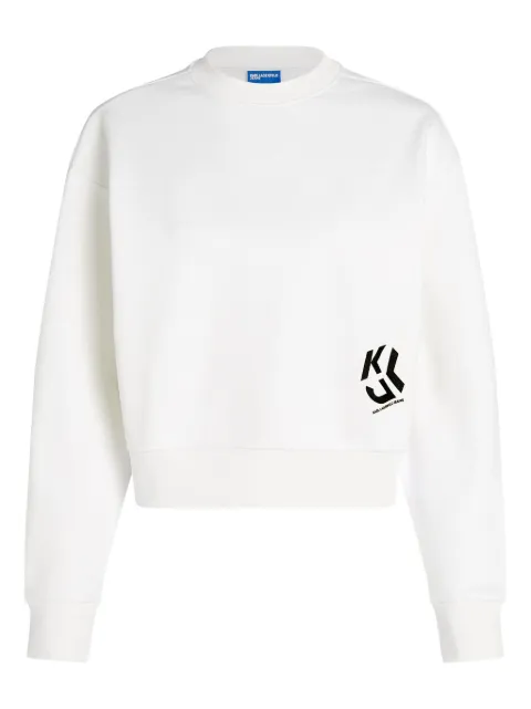 Karl Lagerfeld Jeans monogram-print sweatshirt White A2W20052100