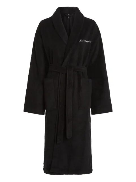 Karl Lagerfeld Hotel Karl bathrobe Black B1W45017999