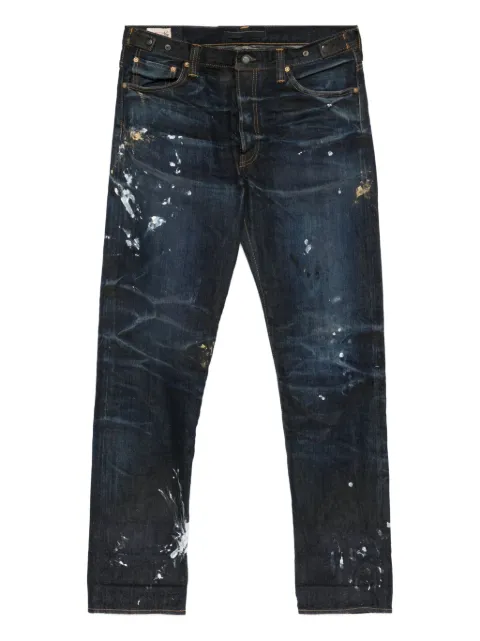 Mastercraft Union Edo paint-splatter jeans Blue 7021047