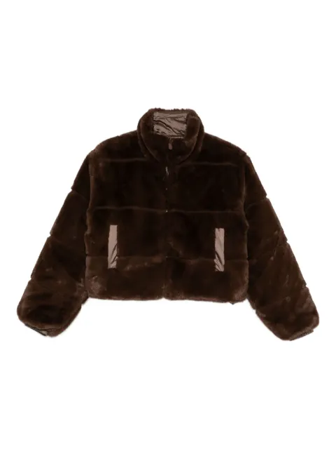 Save The Duck reversible faux-fur jacket Brown D32492WFURY