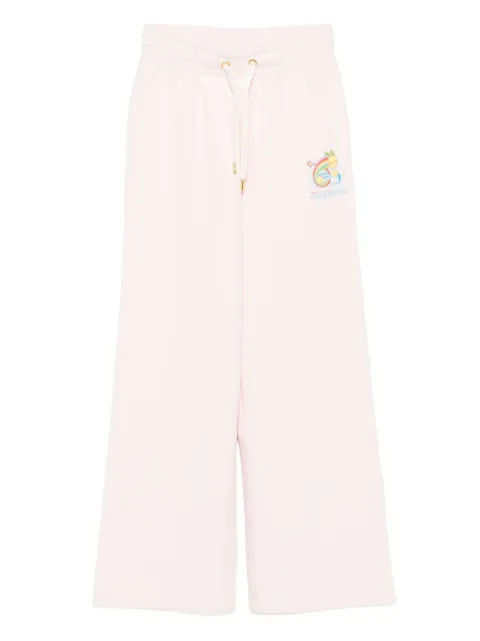 Casablanca logo-print track pants Pink WAW25JTR10102