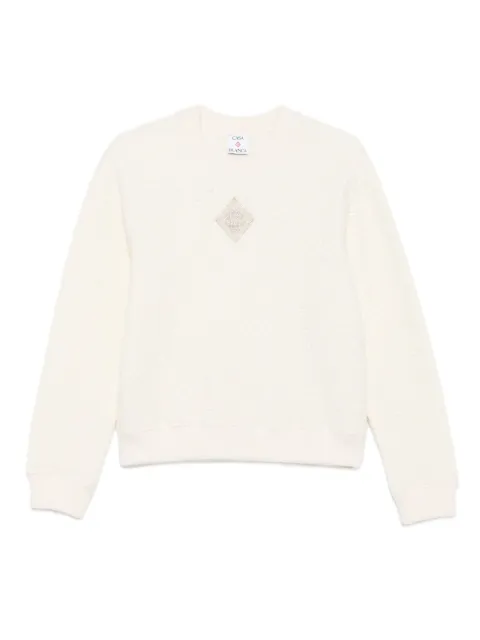 Casablanca logo-detail sweatshirt White WAW25JTP43901