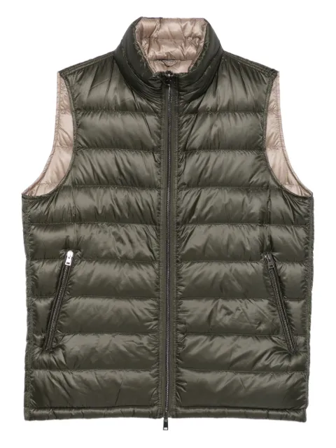 Herno zip-up quilted jacket Green PI0200U12020Z