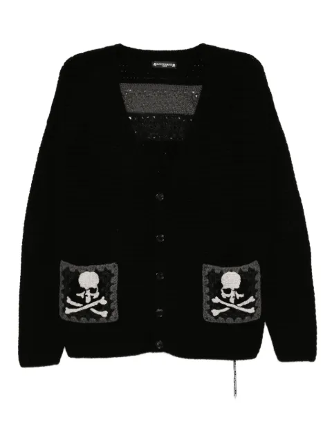 Mastermind World hand knitted cardigan Black MW25S15KN006101