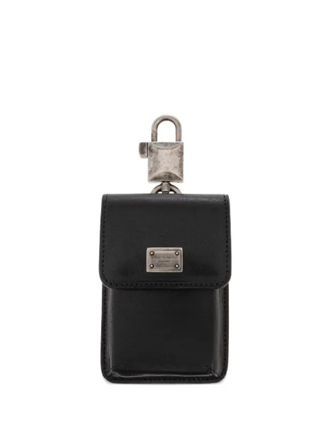 Dolce & Gabbana padlock plaque travel accessories Black BP3447AH850