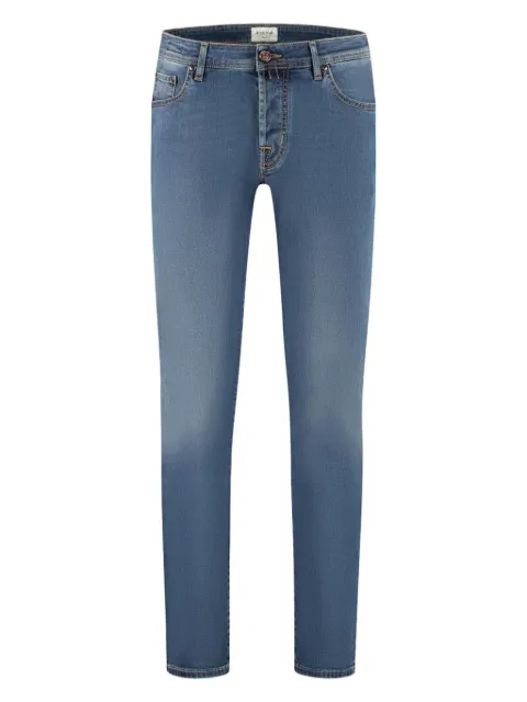Jacob Cohën logo-patch jeans Blue JUMQE007032S3624V1200D