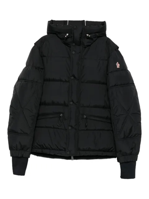 Moncler quilted hooded jacket Black L20971A00045595JN