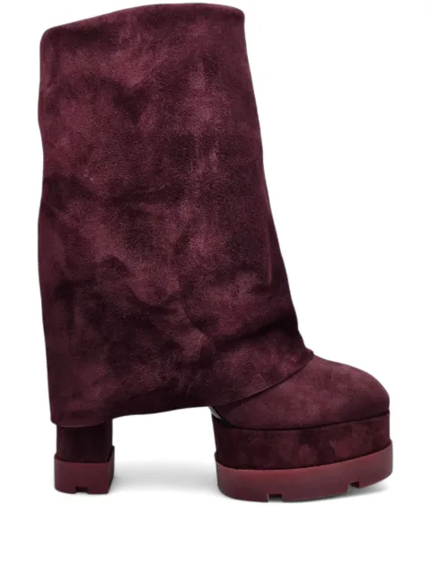 Casadei 120mm Nancy boots Red 1S246Z1201RENNA