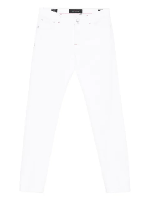 Kiton cotton straight trousers White UPNJSMK0109H