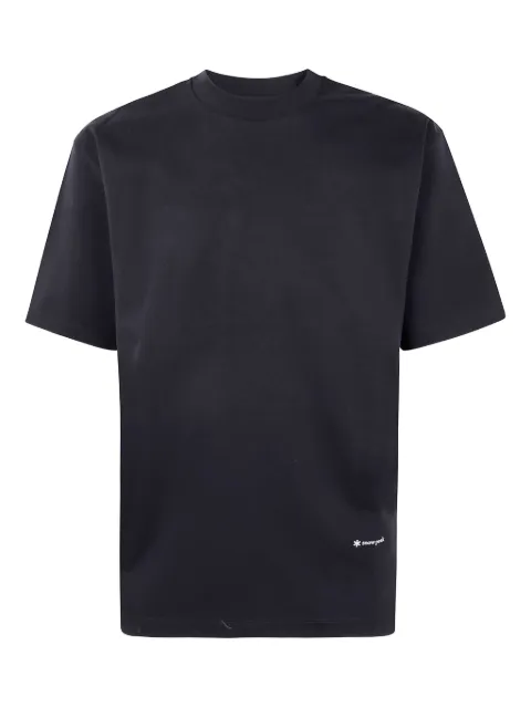 Snow Peak logo-detail T-shirt Black TS25AU001