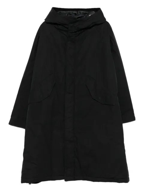 Sunflower hooded parka coat Black 4195WAXEDPARKACOATBLACK
