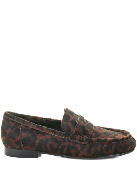 Bibi Lou leopard-print loafers Brown 661Z91VKLEOPARDO