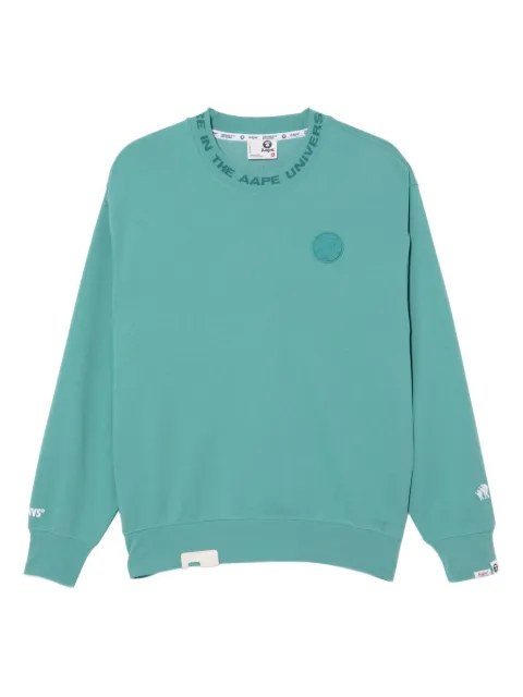 AAPE BY *A BATHING APE® Moonface sweatshirt Blue ASWC380XXP
