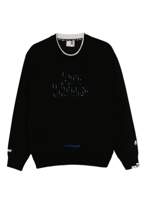 AAPE BY *A BATHING APE® logo-embossed sweatshirt Black ASWC384XXP
