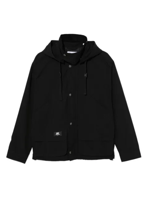 CHOCOOLATE logo-patch jacket Black B1XLJM00137X