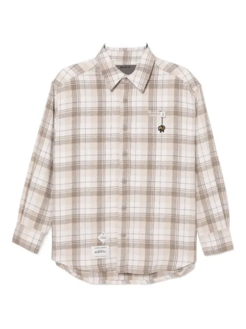 Musium Div. checked shirt jacket MMUSTM00928Z