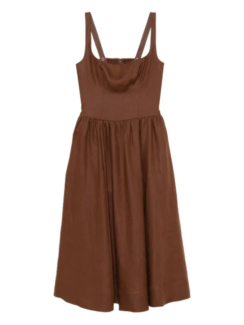 Reformation Janu dress Brown 1318040CTK