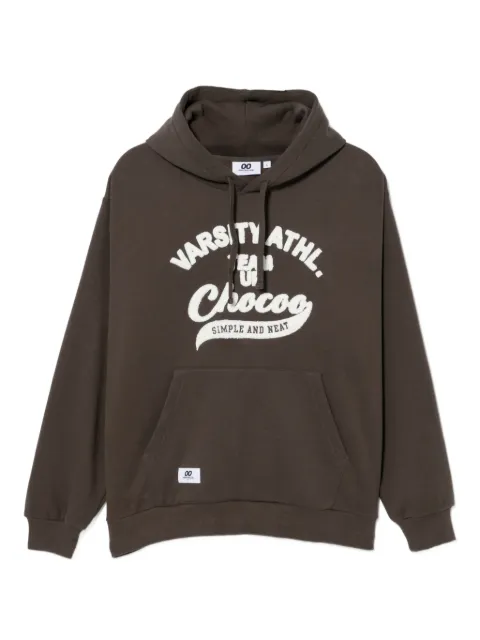 CHOCOOLATE logo-appliqué hoodie Brown B1XSWM00217X