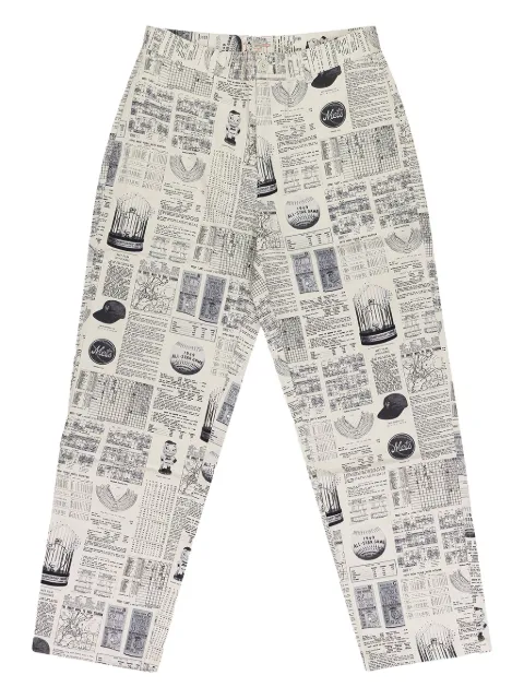 Aimé Leon Dore New York Mets straight-leg trousers Grey FW23WP032PROGRAMPRINT