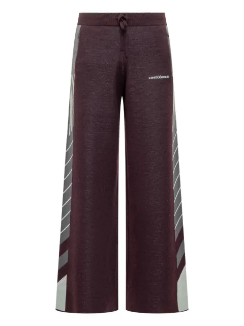 Casablanca Diagonal Tennis trousers Red AW25KW108601