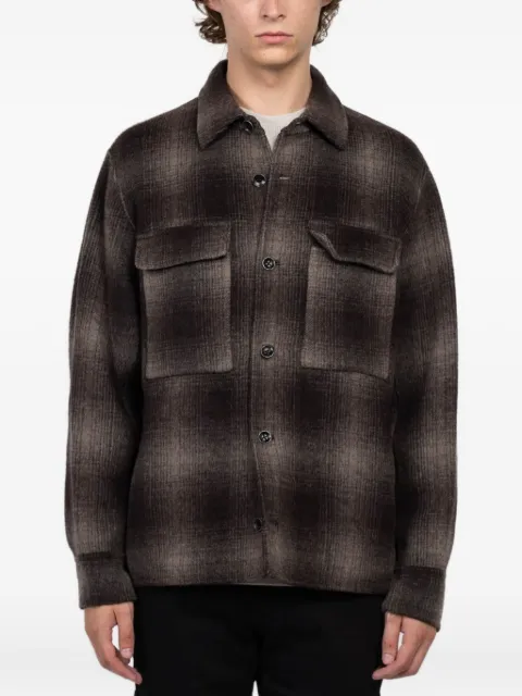 rag & bone plaid pocket jacket Brown RV5225F0MWOBRPLD