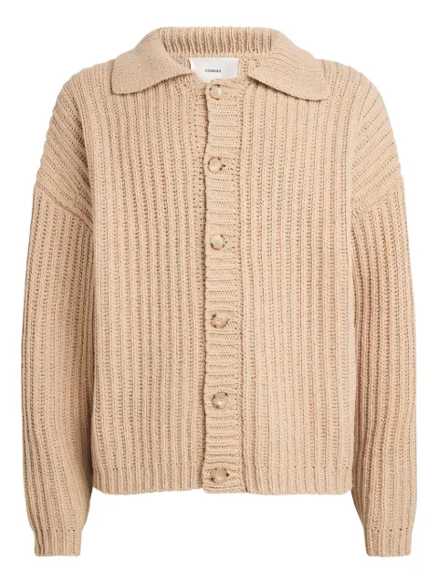 COMMAS Stadium fisherman's-knit "Beige" cardigan Neutrals 43103850692717